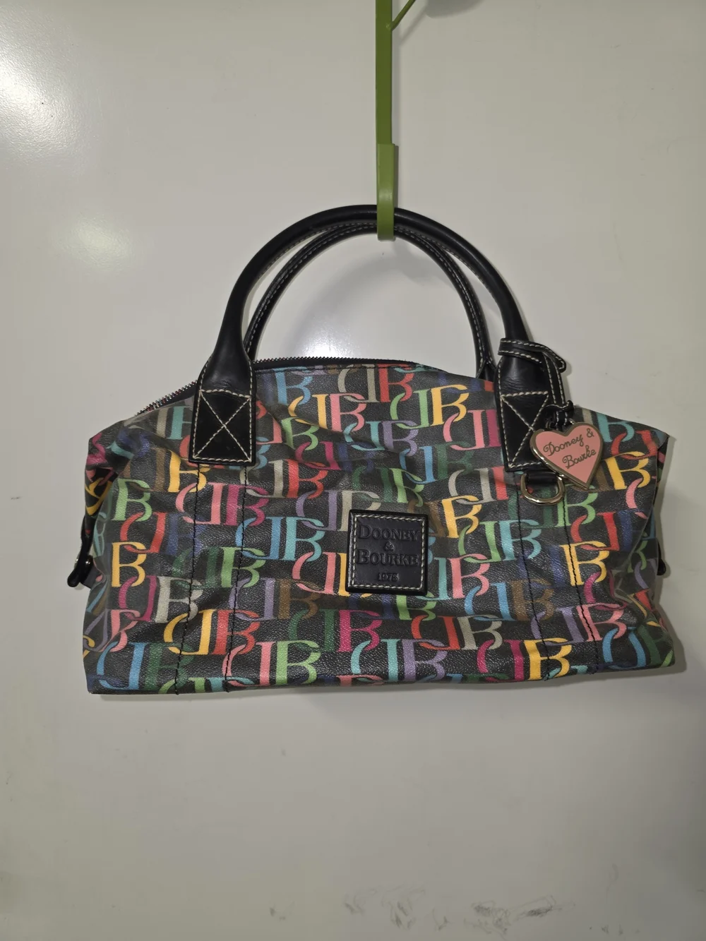 Dooney & Bourke Multicolor Signature Logo Satchel